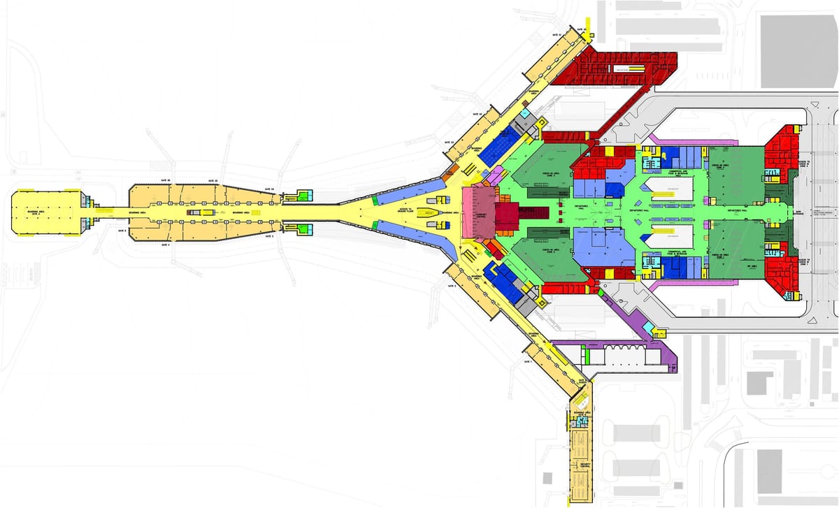 kuwait international airport Landkarte