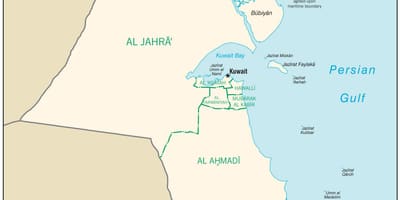 Karte von egaila kuwait